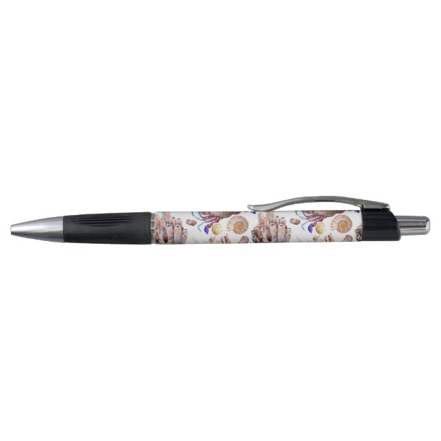 Stylo Motif 4 de vie marine d'aquarelle (Haut)