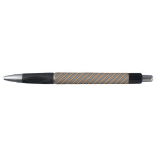 Stylo Motif à cinq bandes noir et blanc avec bronzage