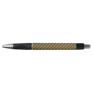 Stylo Motif à cinq bandes Sunny jaune et charbon de bois