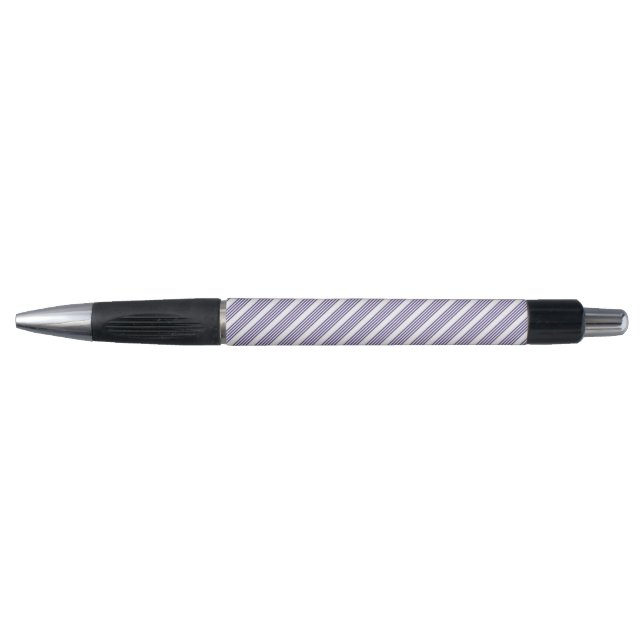 Stylo Motif à cinq bandes Ultra violet et blanc (Devant)