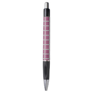Stylo Motif à pointes rouges