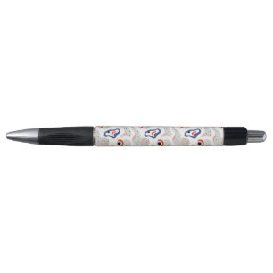 Stylo Motif Abstrait des tourbillons et des cercles