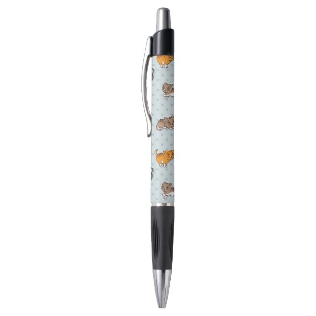 Stylo motif avec les chats drôles (Haut (Vertical))