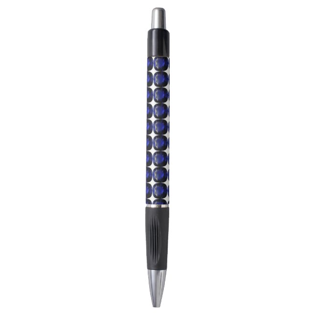Stylo Motif bleu (Devant (Vertical))
