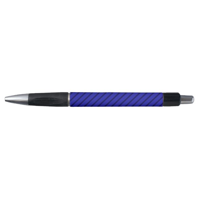 Stylo Motif bleu cinq bandes (Devant)