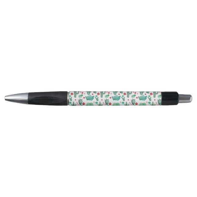 Stylo motif cactus et ladybug - (Devant)