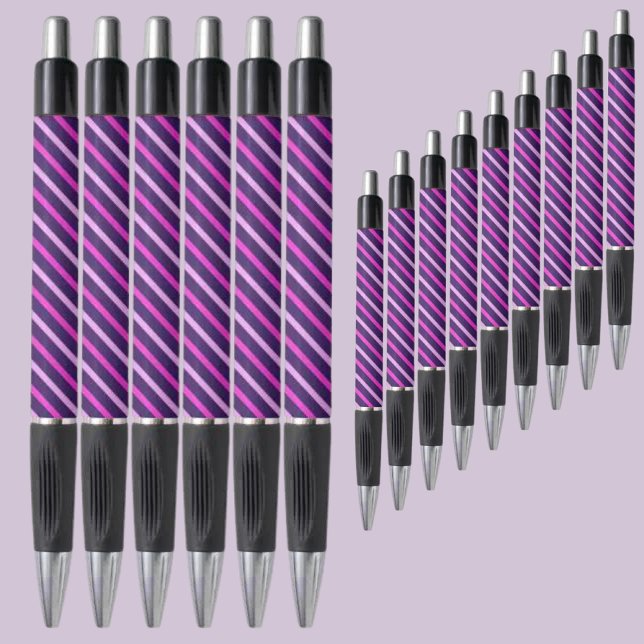 Stylo Motif de bandes Abstraites colorées (Créateur téléchargé)