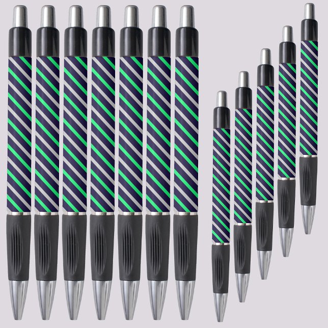 Stylo Motif de bandes Abstraites colorées (Créateur téléchargé)