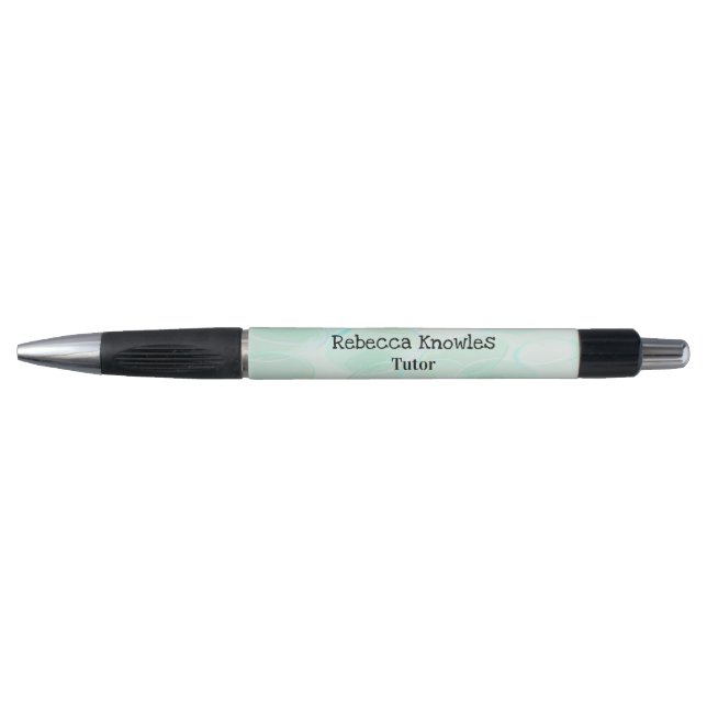 Stylo Motif de bulles vertes mignonnes (Devant)