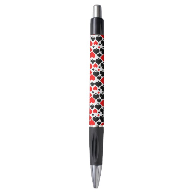 Stylo Motif de couleur de carte à jouer (Devant (Vertical))