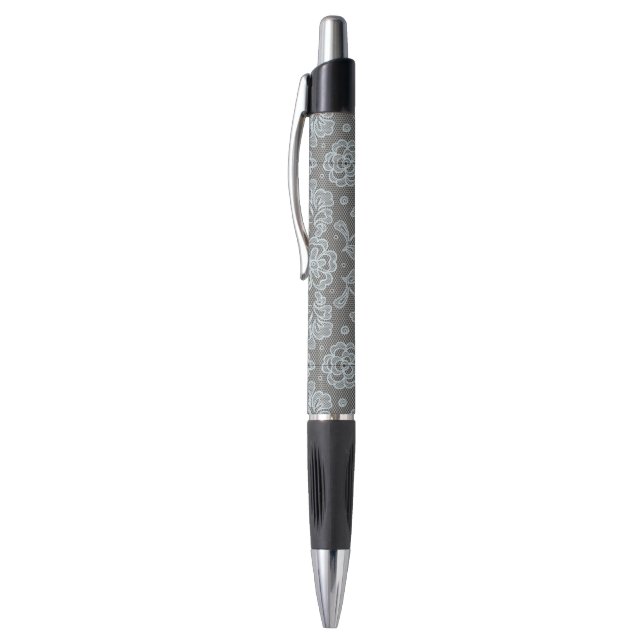 Stylo Motif de dentelle, cru 6 de fleur (Haut (Vertical))