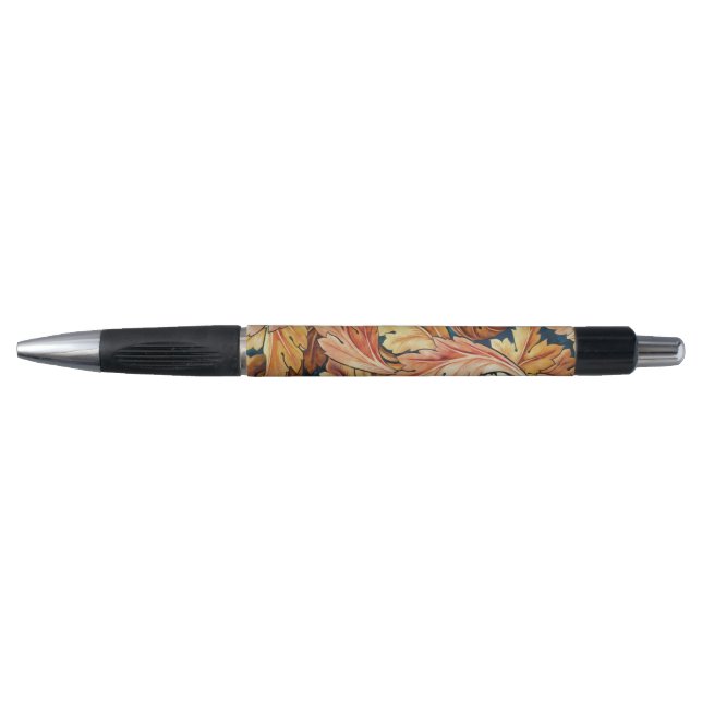 Stylo Motif de feuille d'acanthe automnal de William Mor (Devant)