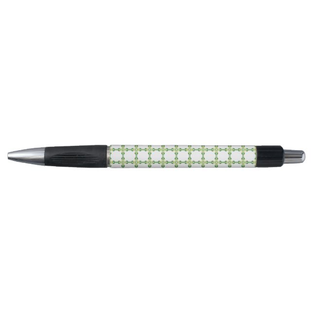 Stylo Motif de feuille, motif de feuilles, feuilles vert (Devant)