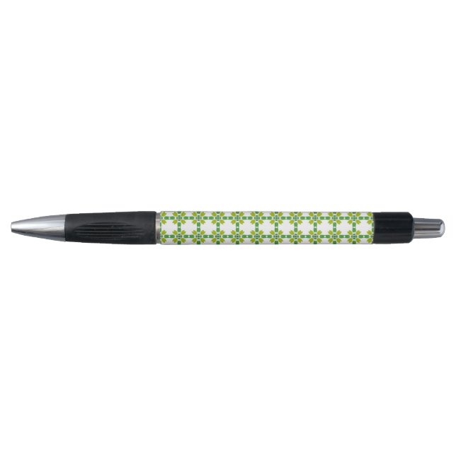 Stylo Motif de feuille, motif de feuilles, feuilles vert (Devant)
