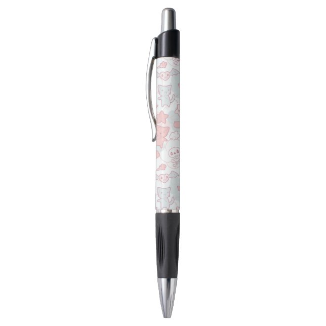 Stylo motif de kawaii avec le griffonnage (Haut (Vertical))