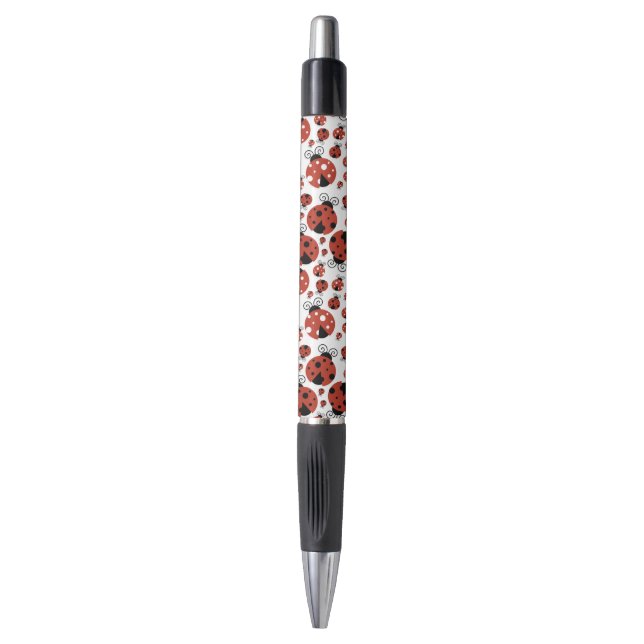 Stylo Motif De Ladybugs, Mignons Ladybugs, Red Ladybugs (Devant (Vertical))