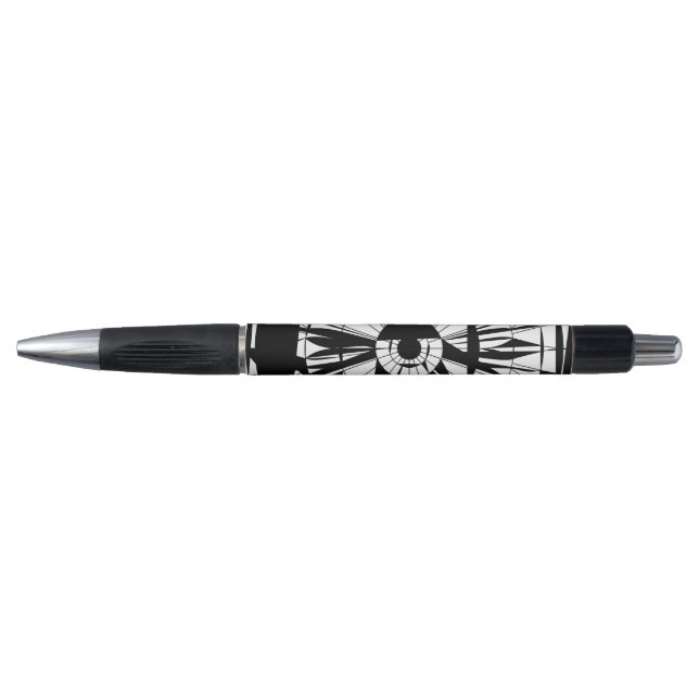 Stylo Motif de mandala géométrique (Devant)