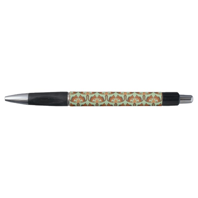 Stylo Motif de Mariage de automne de Chipmunks mignons (Devant)