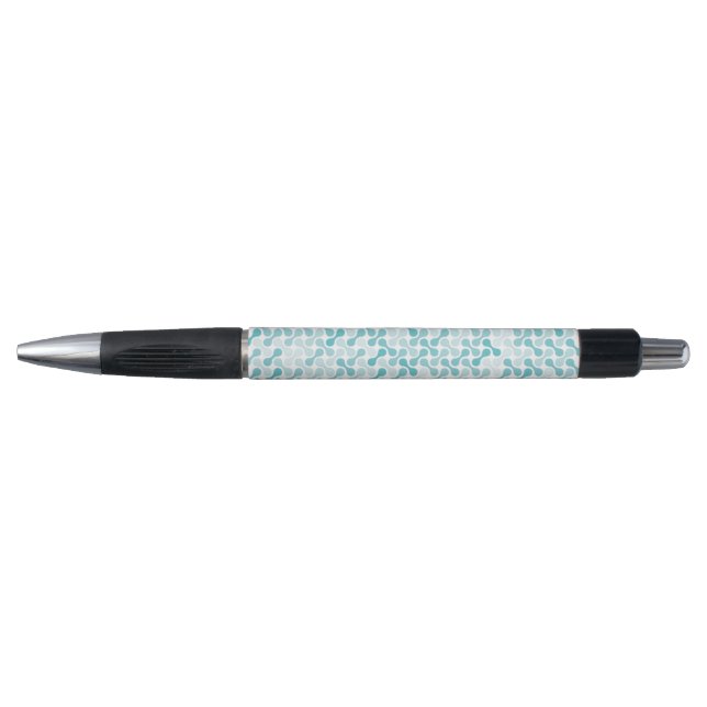 Stylo Motif de métaball bleu (Devant)