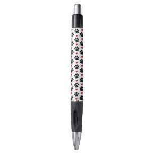 Stylo Motif De Pâtes, Pâtes De Chien, Pâtes Noires, Coeu