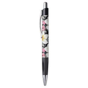 Stylo Motif d'élégance avec des fleurs de narcisse