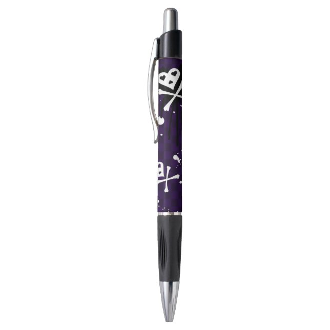 Stylo Motif d'Emo de couleur foncée avec la peinture (Haut (Vertical))