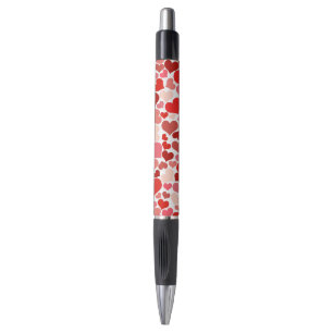 Stylo Motif Des Coeurs, Coeurs Rouges, Amour
