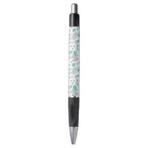 Stylo Motif Des Eléphants, Eléphants Mignons - Gris Bleu