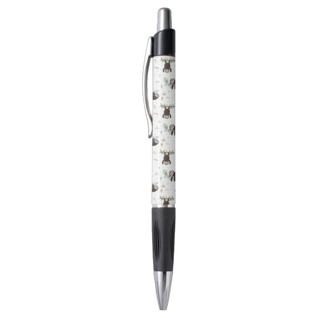 Stylo Motif doux somnolent de paresse (Haut (Vertical))