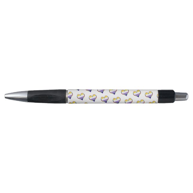 Stylo Motif Enby Heart (Devant)