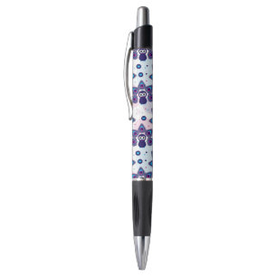 Stylo motif exotique de paon de l'Inde