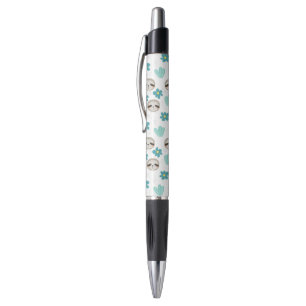 Stylo Motif floral de paresse douce