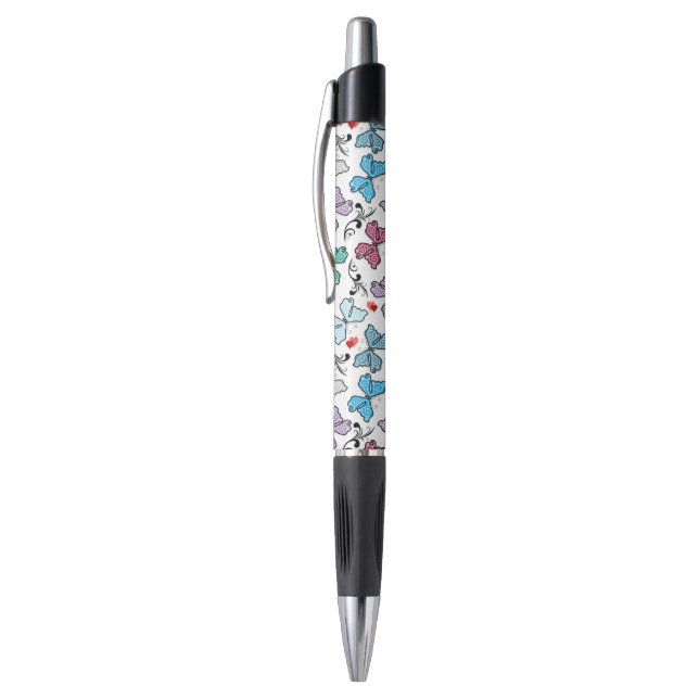 Stylo Motif floral de Valentine (Haut (Vertical))