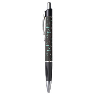 Stylo Motif géométrique de nuit du pays des merveilles