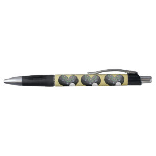 Stylo Motif Gold Et Black Lawn Bowls,