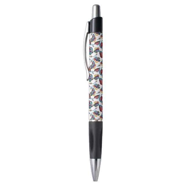 Stylo Motif lumineux de ketmie (Haut (Vertical))