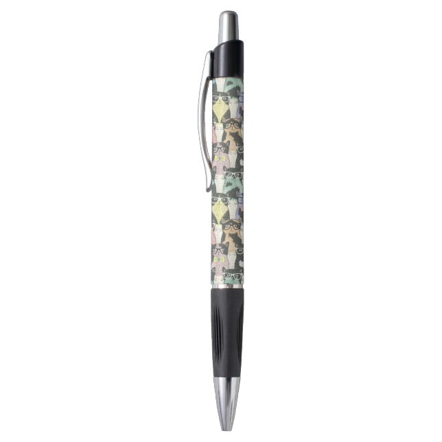Stylo Motif mignon de chats de hippie (Haut (Vertical))