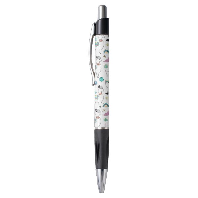 Stylo Motif mignon de lama de bande dessinée (Haut (Vertical))