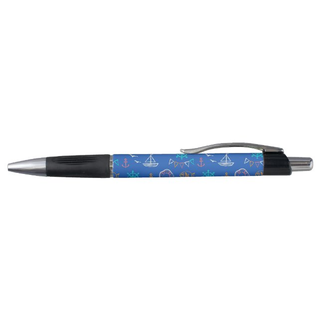 Stylo Motif nautique 1 de dessin de craie (Haut)