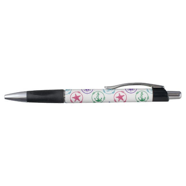 Stylo Motif nautique coloré (Haut)