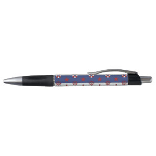 Stylo Motif nautique de bannière étoilée