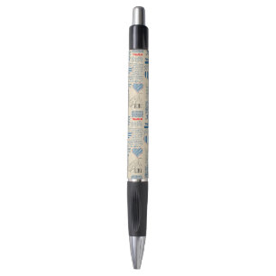 Stylo Motif nautique de journal