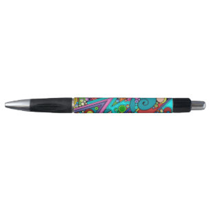 Stylo Motif Peint À La Main Et Numériquement Art 12