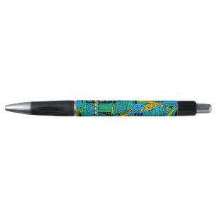 Stylo Motif Peint À La Main Et Numériquement Art 21