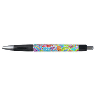 Stylo Motif Peint À La Main Et Numériquement Art 7