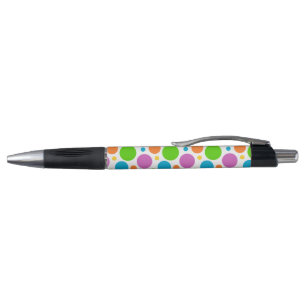 Stylo Motif Polkadot coloré
