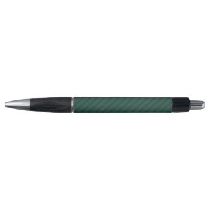 Stylo Motif rayé de la forêt verte et du charbon de bois