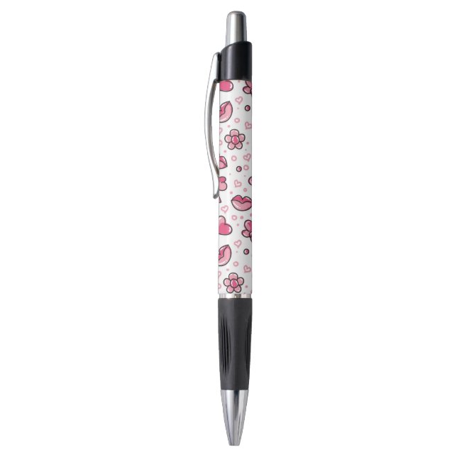 Stylo motif romantique (Haut (Vertical))