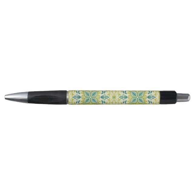 Stylo Motif sans couture de plafond William Morris vert  (Devant)