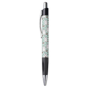 Stylo Motif tiré par la main mignon de chat de licorne